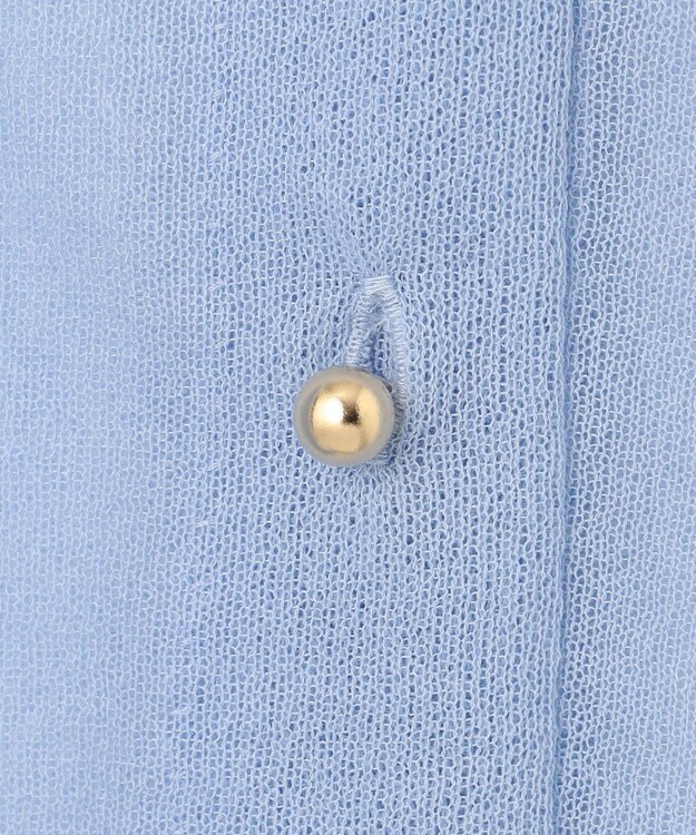 BEIGE， PYRRHOT / シアーコンビ リブカーディガン Sax