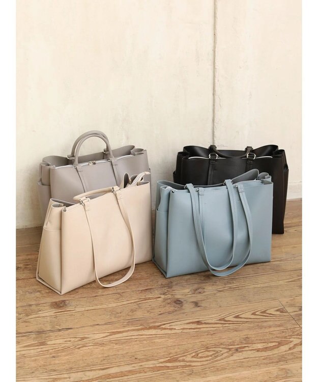 Green Parks ・ＫＯＳＳＯＲＥＣＯ　ダブルハンドル軽量あおりトート Blue