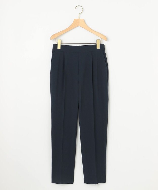 組曲 スーパーライトストレッチテーパード パンツ ネイビー系