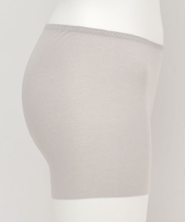 Wing インナー 【綿の贅沢オーガニック フラットタイプ】 オーガニックコットン混素材 ひびきにくく薄くて軽い １分丈 ER1148 ウイング／ワコール シェルベージュ