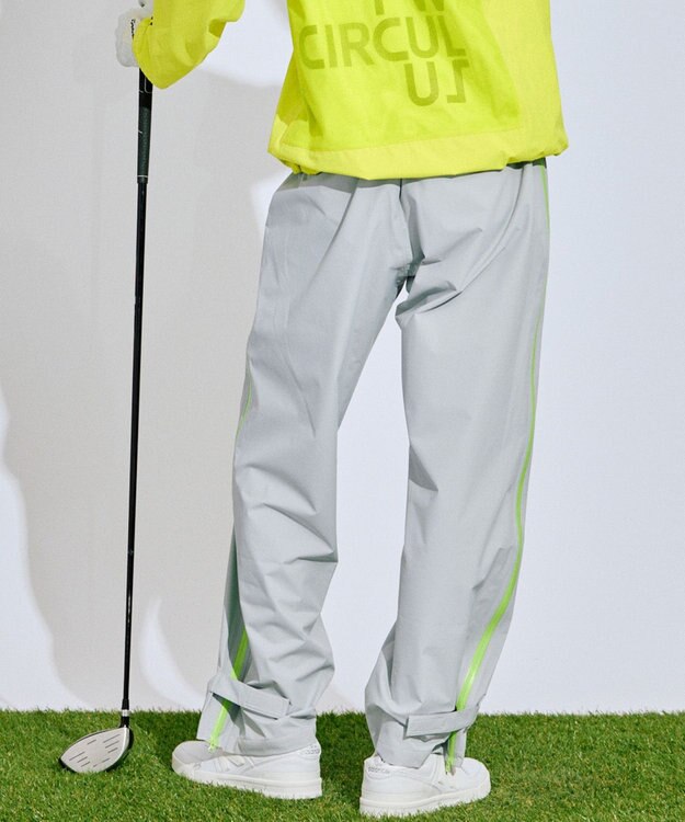 PW CIRCULUS 【 耐水圧20000mm  / レイン対応 】【UNISEX】防水レインウエアセット ゴルフ ライトグリーン系