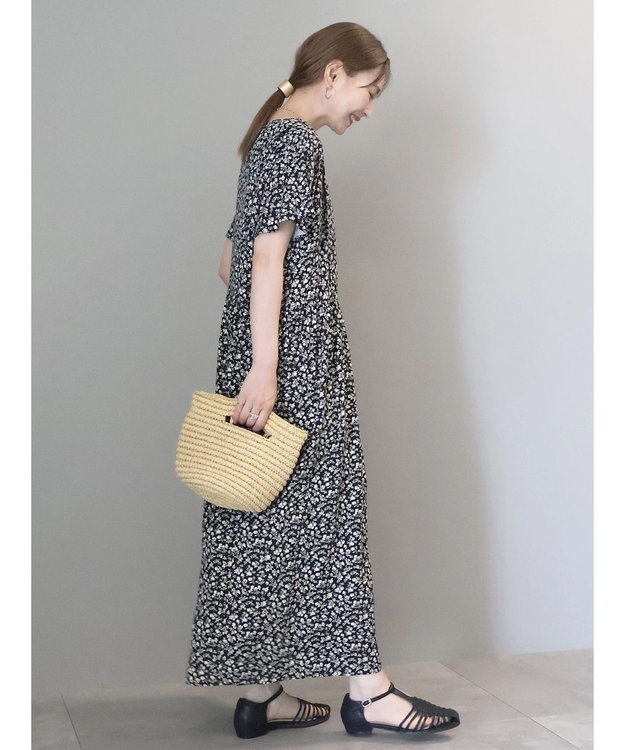 AMERICAN HOLIC アソートプリントフレンチスリーブワンピース Flower