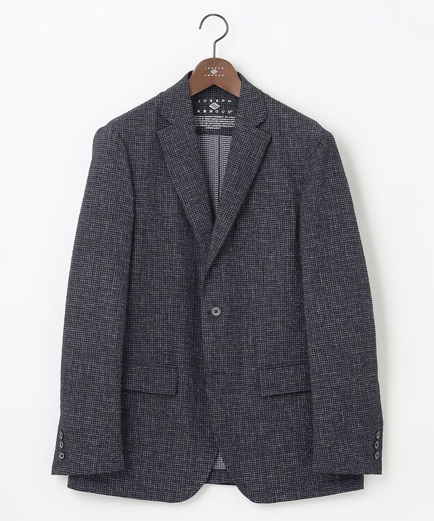JOSEPH ABBOUD 【イージーケア・多機能】人気 ライトウェーブ ジャケット ネイビー系3