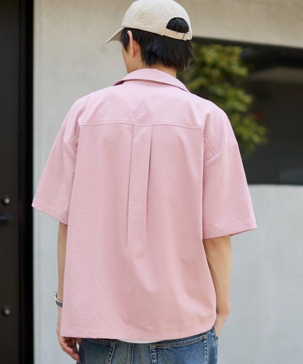 WEGO クロップドSSムジシャツ ピンク
