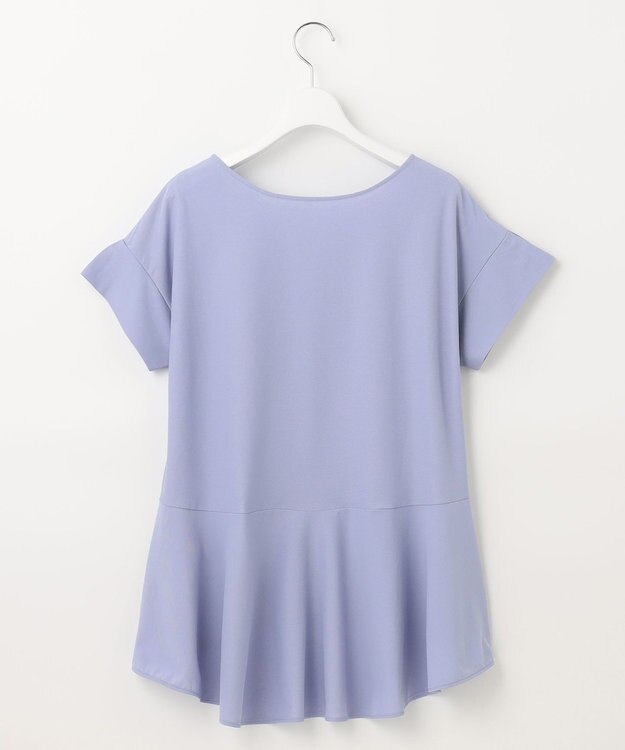 自由区 【WEB限定】【UVケア・吸汗速乾・洗える・XSサイズあり】ファンクショナルツイストジャージー カットソー ダルブルー系