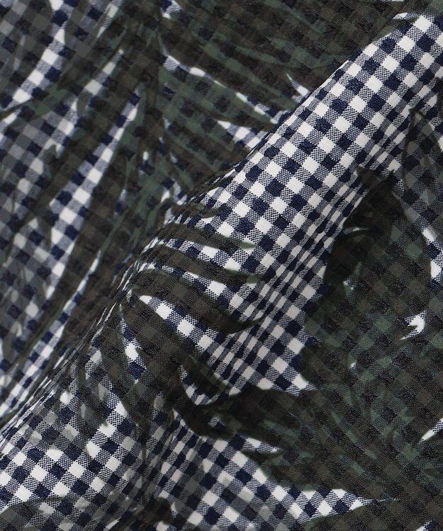 JOSEPH ABBOUD 【イージーケア】リーフ柄 ライトウェーブハーフパンツ ライトグレー系6