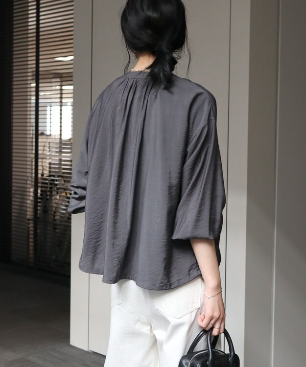 AMERICAN HOLIC ＶネックＺＩＰブルゾン Charcoal Gray