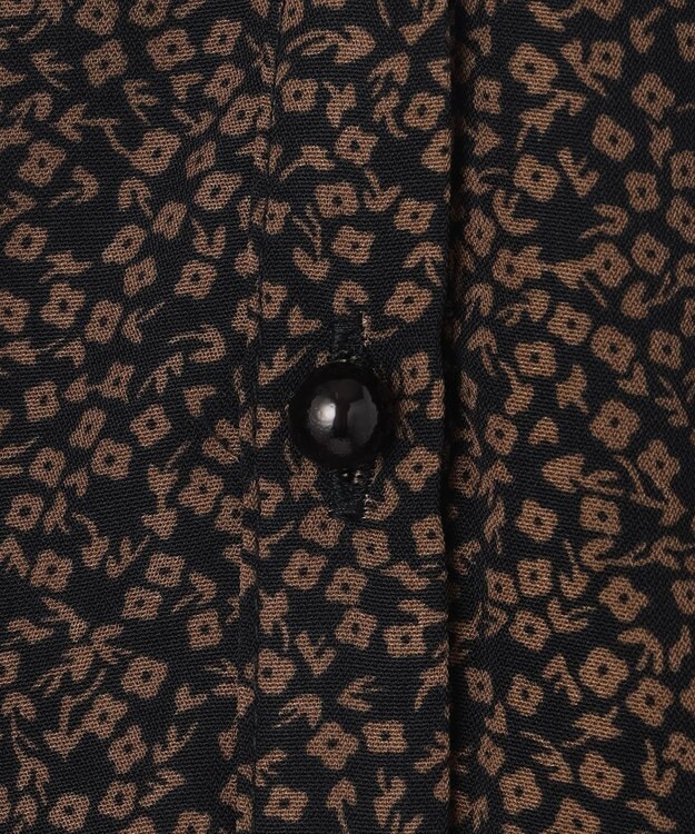 ANY 【洗濯機可能/ウエストゴム】ウエストギャザー ワンピース フラワー