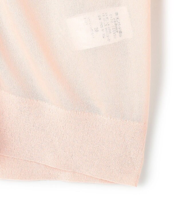 23区 【先行予約/WEB&一部店舗限定カラーあり】シャイニーシアー フラップポケット カーディガン [WEB&一部店舗限定]ピンク系