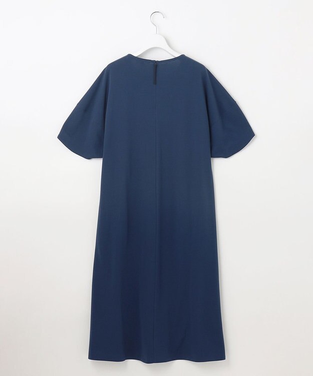 自由区 S 【接触冷感・UVカット・吸水速乾・抗菌防臭・洗える】ハイカウントモクロディ ワンピース コバルトブルー