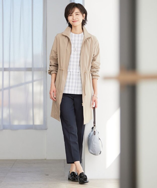 J.PRESS LADIES ダブルドロップ ネックレス シルバー系