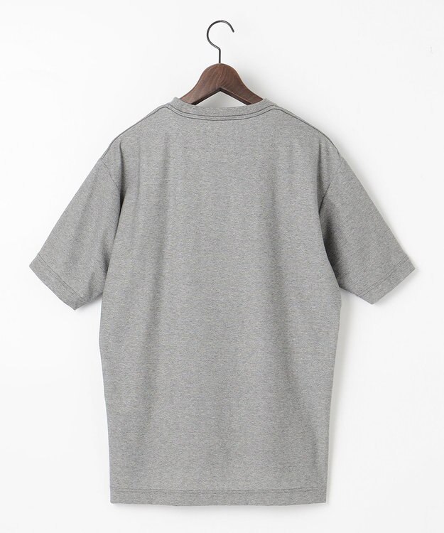 JOSEPH ABBOUD MOUNTAIN 【SPACE／UNISEX】オーガニックコットンスラブプレーティング天竺 Tシャツ ライトグレー系