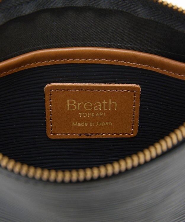 TOPKAPI 【Breath TOPKAPI】RIPPLE リプル コードチャーム付き ミニ ショルダーバッグ ブラック