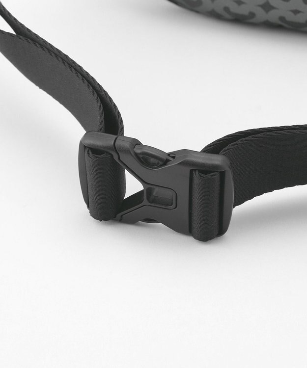 23区GOLF 【UNISEX】モノグラムボディバッグ　ペットボトルも入る！タウンユースにもおすすめ ブラック系5