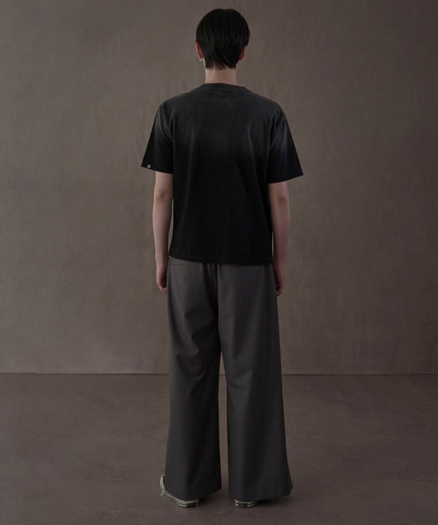 WEGO ピアス付きT（SS） スミクロ