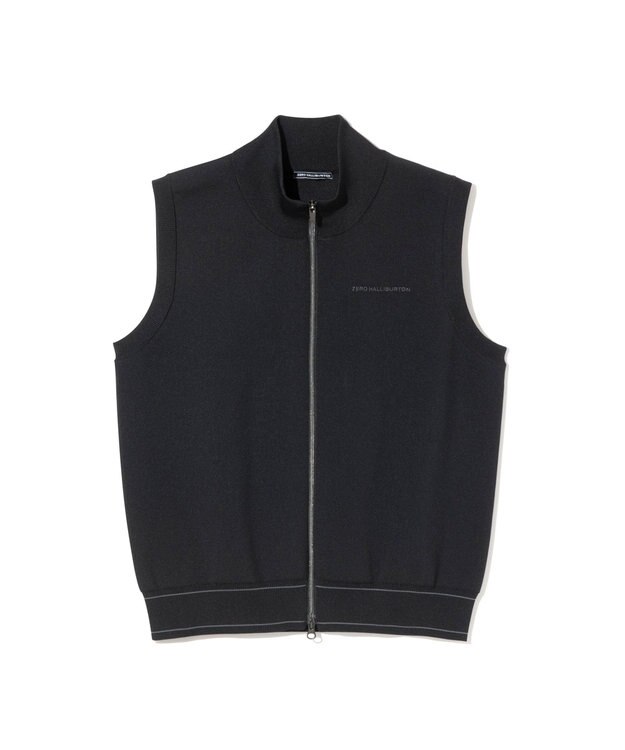 ZERO HALLIBURTON フルジップニットベスト ZHG-M6S3  85186 ブラック
