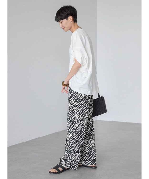 AMERICAN HOLIC ドルマン変形カットプルオーバー Off White