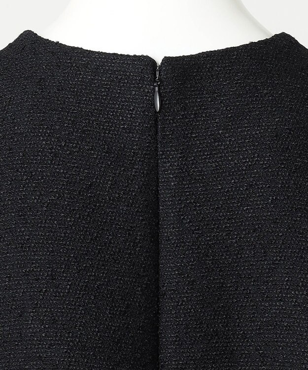 23区 【R(アール)】リングツイード ワンピース ブラック系