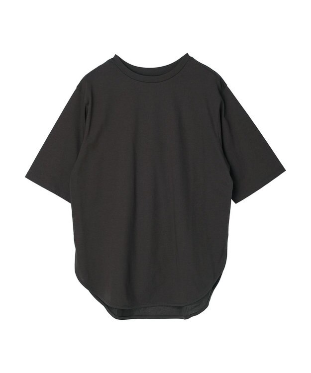 Green Parks 汗じみ防止５分袖チュニック Off White