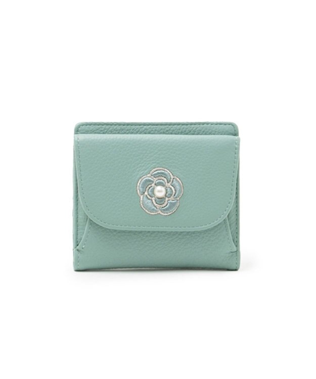 CLATHAS ポリシャス 外BOX二つ折り財布 ミント
