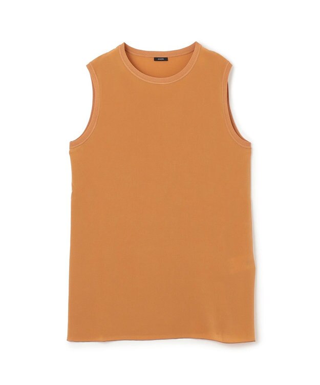 JOSEPH 【洗える】クレープドソワ　ノースリーブ Clay