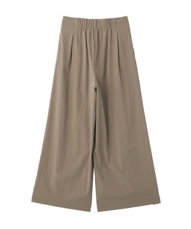 YECCA VECCA ドライタッチストレッチワイドパンツ Black