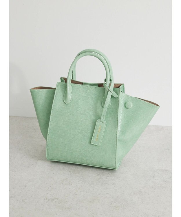 Green Parks ・ｃａｃｈｅ　ｃａｃｈｅ　サイドボタン２ＷＡＹトート Green