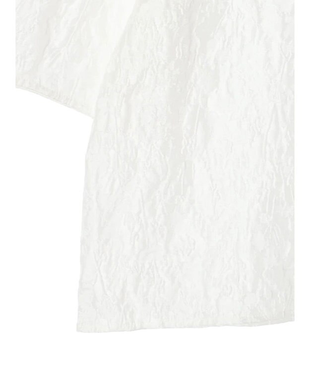 Green Parks AnriettMusee ショート丈ジャガードトップス Off White