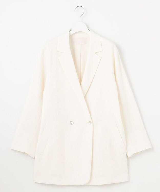 自由区 【洗える】ライトネップツイルジャケット コート オフ