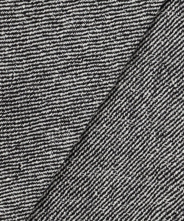 自由区 S 【洗える】ライトネップツイルジャケット コート モノトーン