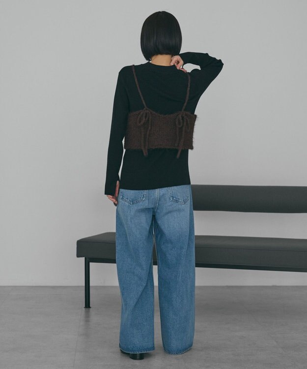 AMERICAN HOLIC ニットビスチェ Brown