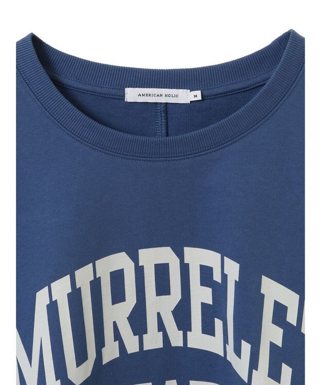 AMERICAN HOLIC ドルマンミニ裏毛プルオーバー① Blue