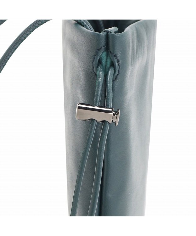 ACE BAGS & LUGGAGE ultma TOKYO アイオ 巾着 ショルダーバッグ 11981 本革 サコッシュ グリーン