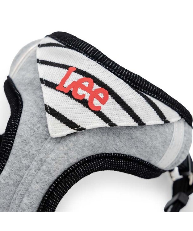 PET PARADISE Lee バンダナ ハーネス＆リード Ｓ グレー×ブラック