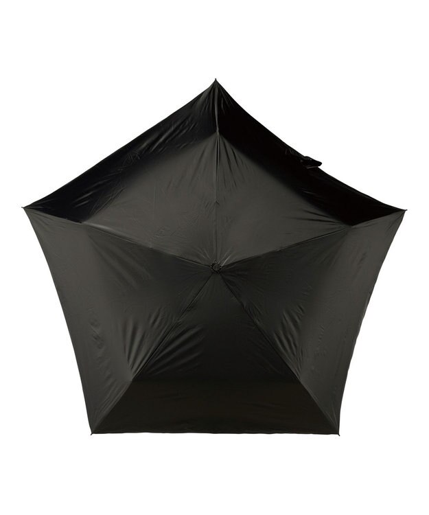 MOONBAT 【Pitaa】ハーフカプセル 無地 晴雨兼用日傘 折りたたみ傘 遮光率100%/UVカット率100%/UPF50+/遮熱効果/撥水加工/軽量/50cm ブラック