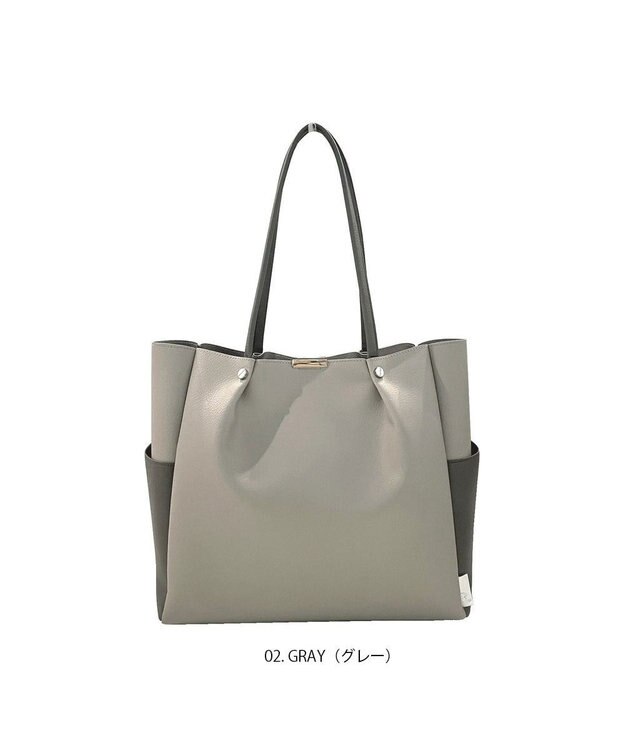 ROOTOTE 1329【ビジネスバッグ】LT.ミディアム.ルーワーク-A 02：グレー