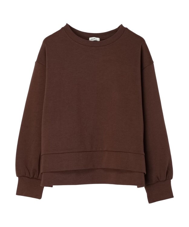 earth music&ecology ダンボールプルオーバー Brown