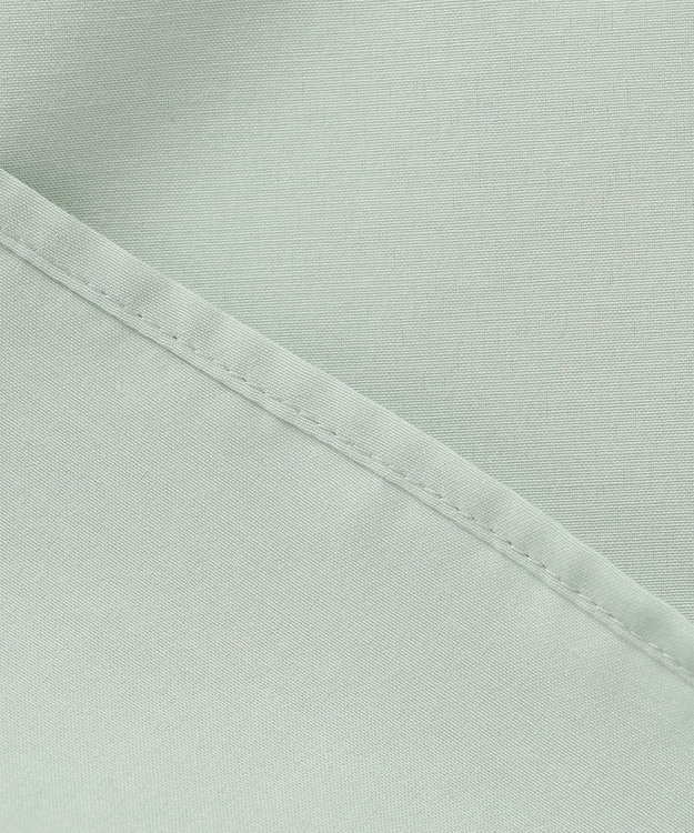 J.PRESS LADIES 【洗える・イージーケア】ライトタンブラー バンドカラー ブラウス ライトグリーン系