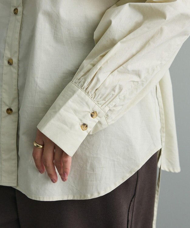 CRAFT STANDARD BOUTIQUE ヨークデザインシャツ Light Beige