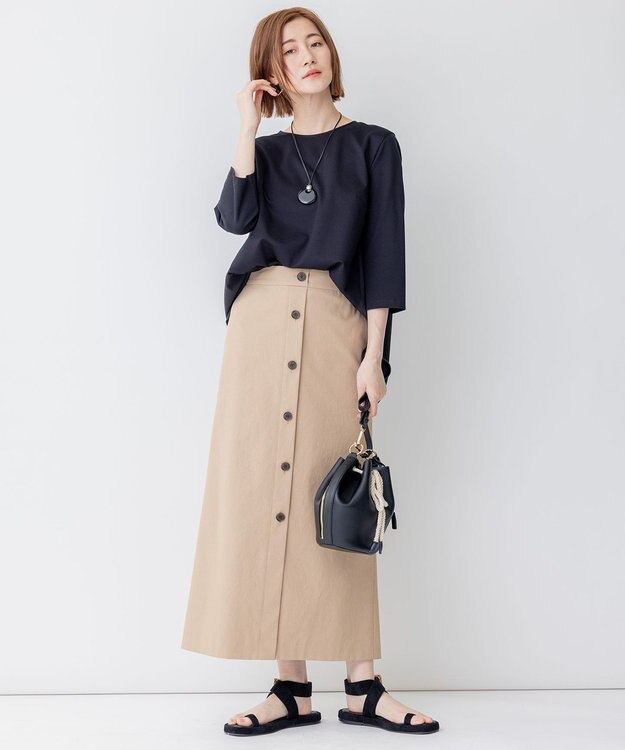 23区 【CLASSY.6月号掲載】ロープバケツ バッグ ブラック系