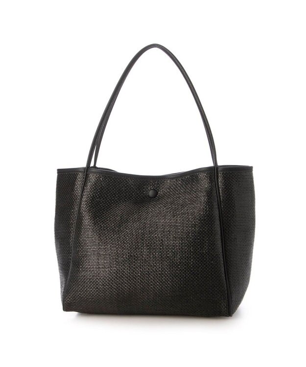 UNBILLION カシュカシュ cachecache / 雑材風通しハンドルトート ブラック