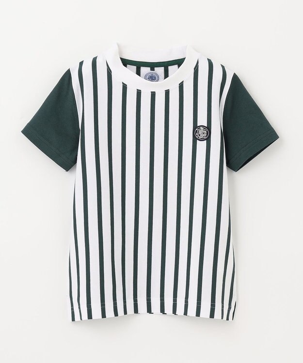  【110-130cm】ストライプ Ｔシャツ