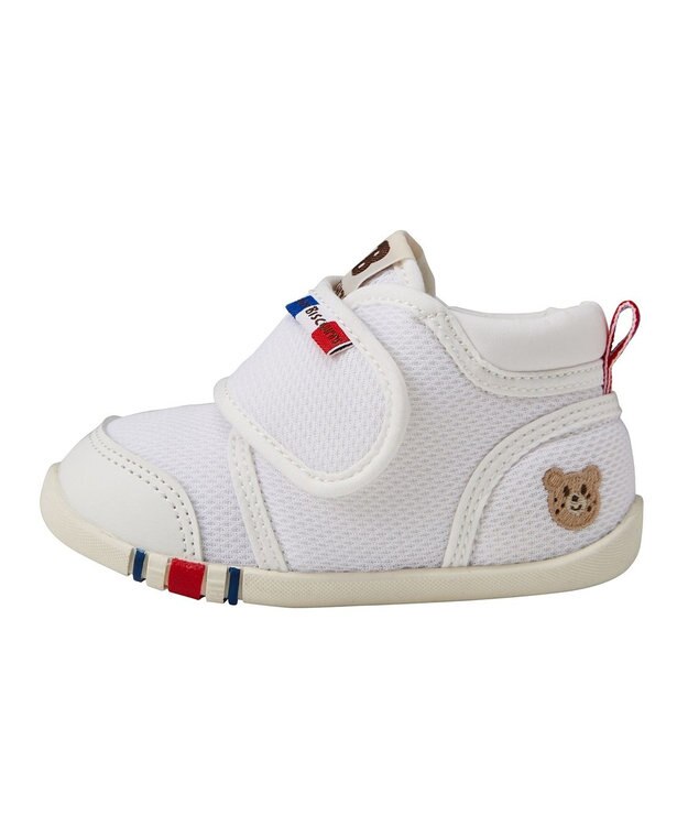 MIKI HOUSE HOT BISCUITS 【11.5-13cm】 ファーストベビーシューズ 白