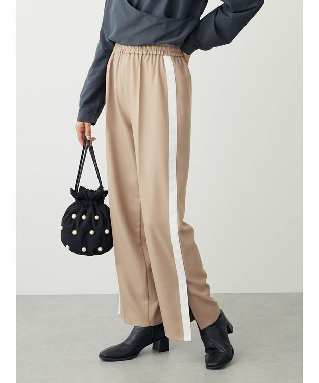 Green Parks ・ＥＬＥＮＣＡＲＥ　ＤＵＥ　サイドラインイージーパンツ Beige