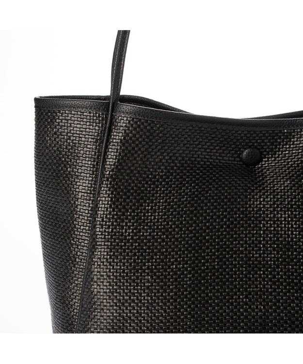 UNBILLION カシュカシュ cachecache / 雑材風通しハンドルトート ブラック