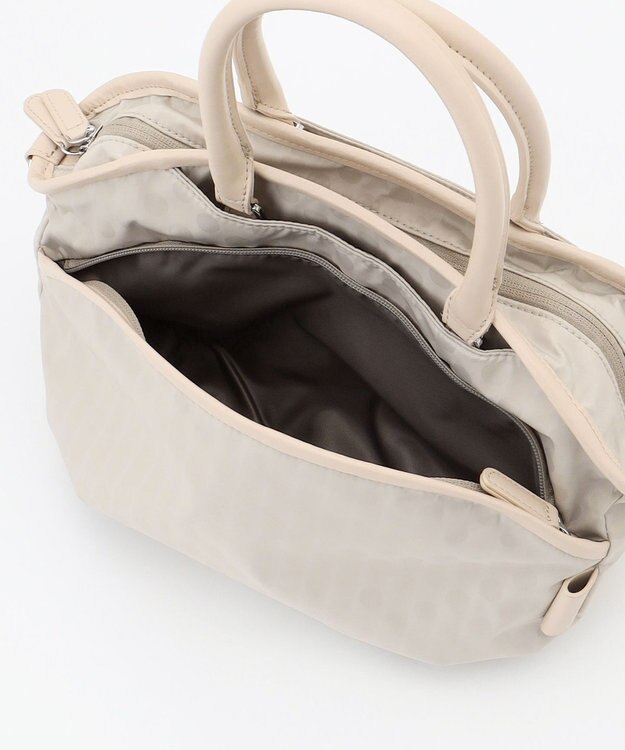 Y'SACCS Polka Dots　パイピングポケット2WAYミニトート アイボリー