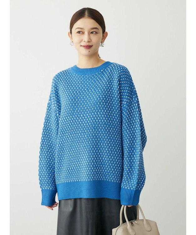 Green Parks ・ＳＵＧＡＲ　ＳＰＯＯＮ　２ｗａｙニットカーディガン Blue