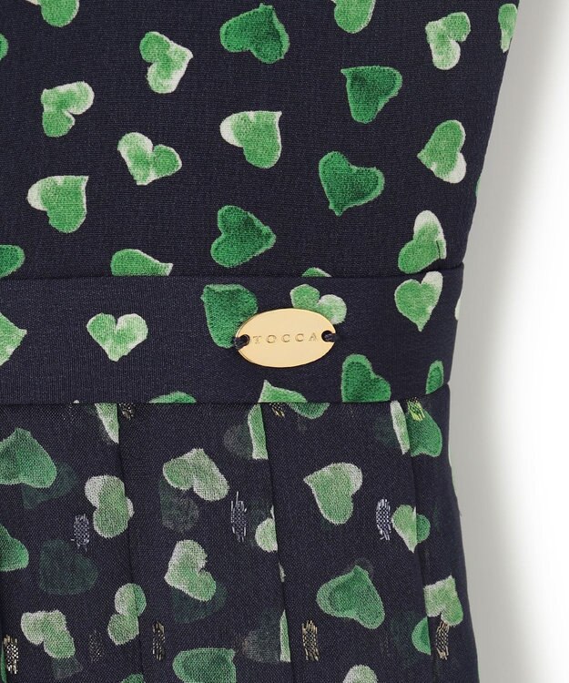 TOCCA 【消臭・洗える】LOVE ドレス ネイビー系5