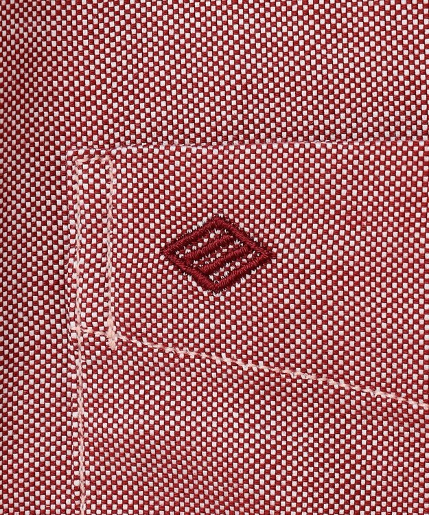 JOSEPH ABBOUD 【キングサイズ・オーガニックコットン使用】JOE COTTON ストレッチオックス シャツ ワイン系