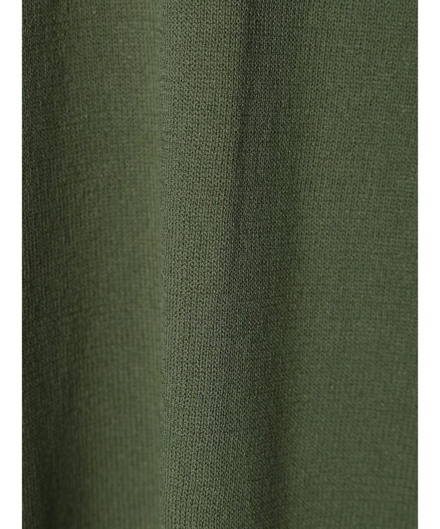 CRAFT STANDARD BOUTIQUE ＵＶカット接触冷感半袖ニットチュニック Khaki